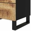 vidaXL Comodino 50x33x62cm Legno Massello di Mango e Legno Multistrato