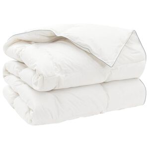 vidaXL Piumone FULDA 240 x 260 cm 4 stagioni 210 GSM 90% piuma d'oca