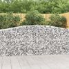 vidaXL Cesti Gabbioni ad Arco 25 pz 400x50x100/120 cm Ferro Zincato