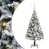 vidaXL Albero di Natale artificiale con 150 LED Bianco 120 cm