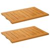 vidaXL Tappeto da bagno 2 pz Naturale 60 x 40 cm