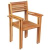 vidaXL Set da Pranzo da Giardino 9 pz in Legno Massello di Teak
