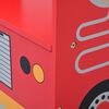 vidaXL Set e Tavolo Sedie per Bambini 3pz Design Camion Pompieri Legno