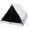 vidaXL Tenda Campeggio Telaio A 2Persone Bianca Oscurante Impermeabile