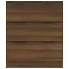 vidaXL Credenza Rovere Marrone 60x30x70 cm in Legno tecnico