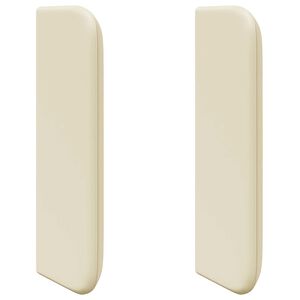 vidaXL Orecchia della Testata Crema 40,5 x 40,5 x 4 cm PVC