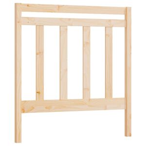 vidaXL Testiera per Letto 96x4x100 cm in Legno Massello di Pino