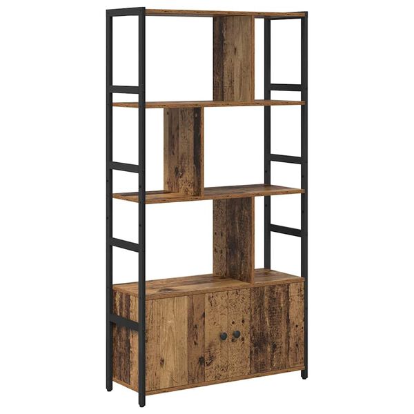vidaXL Libreria Legno vecchio 80 x 30 x 155,5 cm Legno multistrato