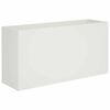 vidaXL Vaso da giardino Bianco 100 x 30 x 50 cm