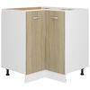 vidaXL Mobile Angolare &ldquo;Lyon&rdquo; Rovere Sonoma 75,5x75,5x81,5 cm