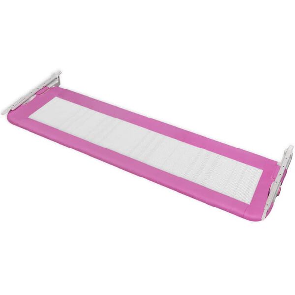 vidaXL Barriera di Sicurezza per Letto Bambino 150 x 42 cm Rosa