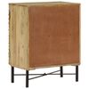 vidaXL Credenza in Legno Massello di Mango 60x35x75 cm