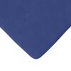 vidaXL Cuscini per Seduta 4 pcs Blu Polizia 40 x 40 x 3 cm Velluto
