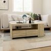 vidaXL Tavolino da Salotto Rovere Sonoma 102x55x42cm Legno Compensato