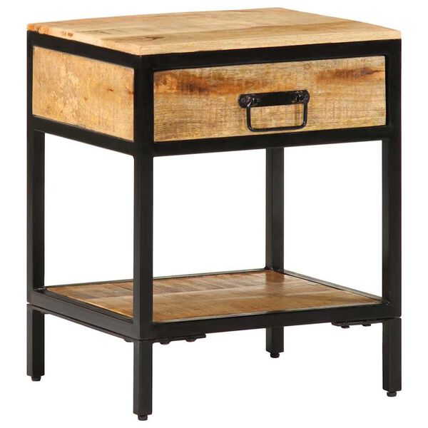 vidaXL Armadio da Notte con cassetto Marrone 40 x 35 x 50 cm