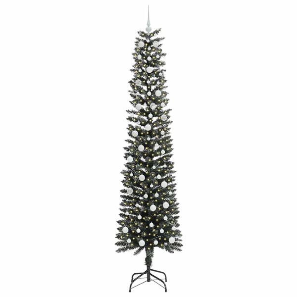 vidaXL Albero di Natale artificiale con 300 LED Verde 240 cm