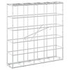 vidaXL Gabione con Filo da 5 mm e Rete da 10x10 cm 50x10x50 cm