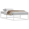 vidaXL Giroletto senza Materasso Bianco 90x200 cm in Metallo