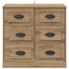 vidaXL Credenza con cassetto Rovere artigianale 70 x 35,5 x 67,5 cm