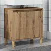 vidaXL Mobile Lavabo Rovere Artigianale 58x33x60 cm Legno Multistrato