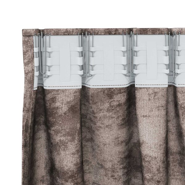 vidaXL Tende in Velluto 2 pcs Cappuccino 245 x 140 cm Velluto