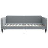 vidaXL Divano Letto con Letto Estraibile Grigio Chiaro 80x200 Tessuto
