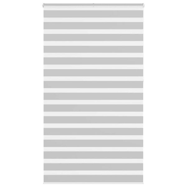 vidaXL Tenda a Rullo Zebra Larghezza Tessuto 120,9 cm Poliestere