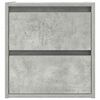 vidaXL Comodino a Muro Grigio Cemento 38x34x40 cm