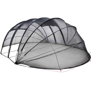 vidaXL Tenda da piscina a cupola Trasparente 640 x 432 x 205 cm