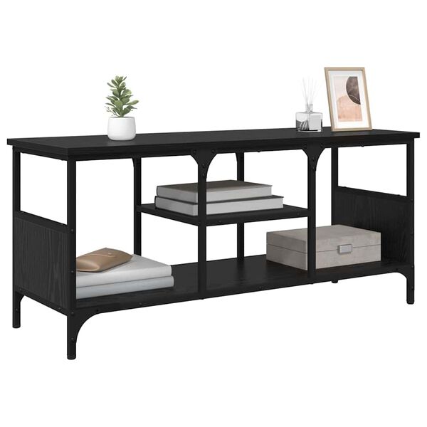 vidaXL Mobile TV Rovere Nero 100 x 35 x 45 cm