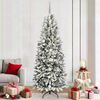 vidaXL Albero di Natale artificiale con 300 LED Bianco 210 cm