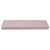 vidaXL Tappetini per scale 15 pz 65x21x4 cm Rosa chiaro con bordo rettangolare