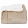 vidaXL Coperta Beige 150 x 200 cm Panno