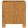 vidaXL Fioriera con Gambe Ruggine 30x30x30 cm Acciaio Corten