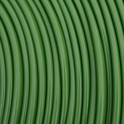 vidaXL Tubo di Irrigazione 3 Tubi Verde 7,5 m PVC