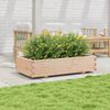 vidaXL Fioriera da Giardino 110x60x26,5 cm in Legno Massello di Pino