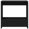 vidaXL Tavolo laterale Rovere Nero 50 x 26 x 50 cm Legno multistrato