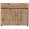 vidaXL Credenza con lo scaffale Rovere artigianale 88,5 x 30,5 x 73 cm