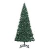 vidaXL Albero di Natale Artificiale Pre-illuminato con Set di Palline
