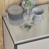 vidaXL Stoccaggio in cucina con porta Argento 60 x 50 x 92 cm Acciaio