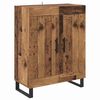 vidaXL Credenza Legno vecchio 69,5 x 34 x 180 cm Legno multistrato