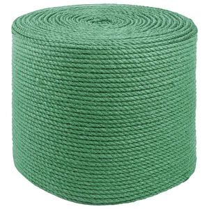 vidaXL Corda di Juta 8 mm Verde 100% juta Tossa