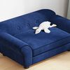 vidaXL Divano per Cani Blu 72x45x30 cm in Peluche