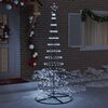 vidaXL Albero di Natale LED con 295 LED Bianco freddo 250 cm Metallo