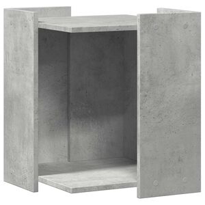 vidaXL Recinto Lettiera Gatti Grigio Cemento 60x40x40 cm in Truciolato