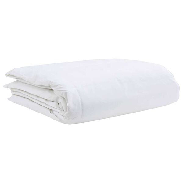 vidaXL Duvet Estivo Bianco 155 x 220 cm Piuma