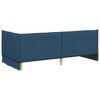 vidaXL Cornice del letto ad angolo Blu 100 cm x 200 cm Velluto