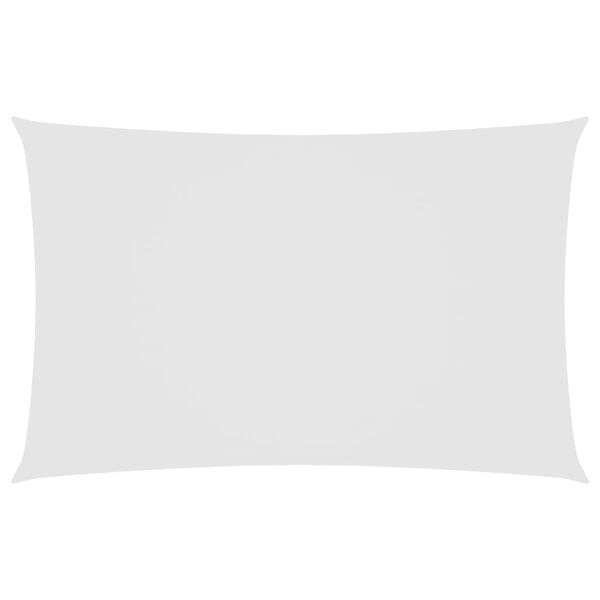 vidaXL Parasole a Vela Oxford Rettangolare 2,5x5 m Bianco