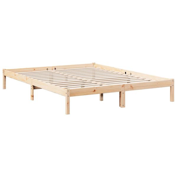 vidaXL Letto Extra Lungo senza Materasso 140x220 cm in Legno di Pino