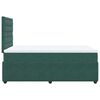 vidaXL Giroletto a Molle con Materasso Verde Scuro 120x190 cm Velluto